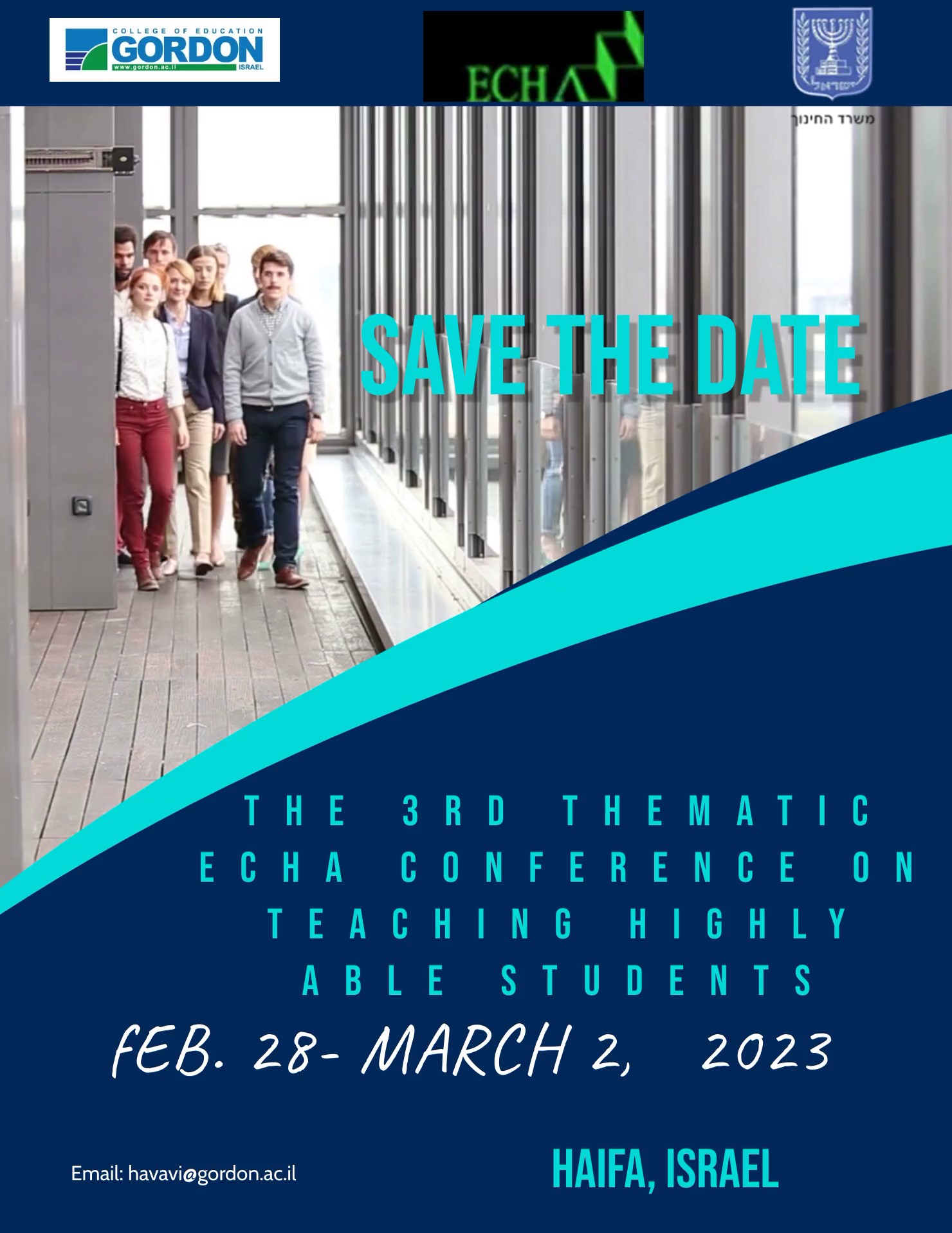 3rd Thematic ECHA Conference on Teaching Highly Able Students - Haifa, Israel
