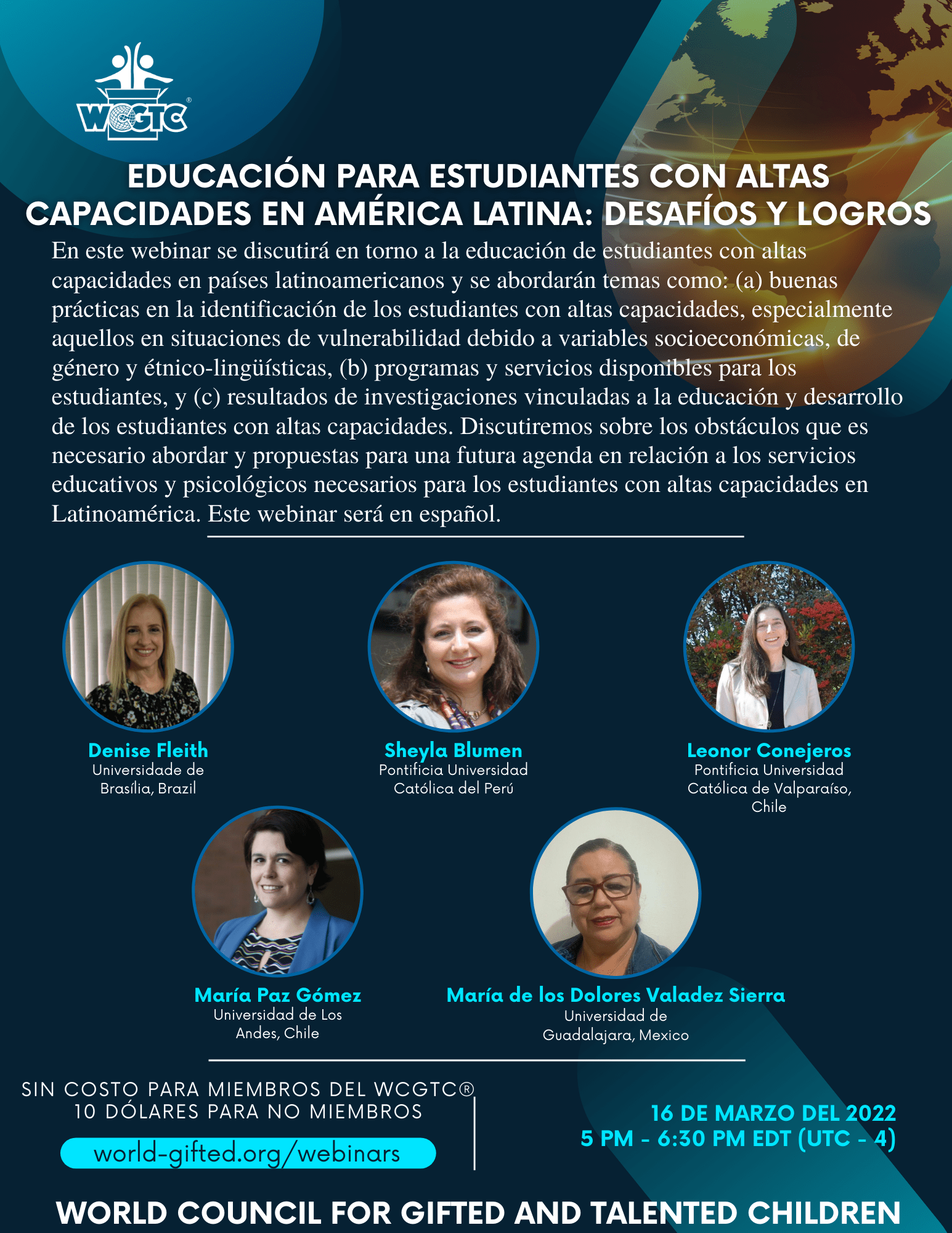 World Council for Gifted and Talented Children Webinar - Gifted Education in Latin America: Challenges and Achievements
